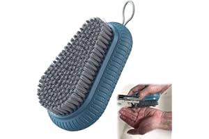 VWMYQ Heavy Duty Nail Brush Fingernail Scrub Brush, Durable Stiff Bristles Nail Scrub Brush, Hand and Nail Cleaning Brush for Men & Mechanics (Hand Wash Brush - Blue)