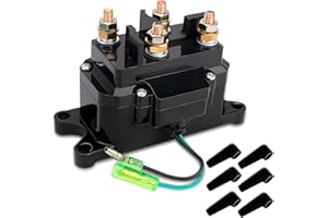 NOTETOUPT Solenoid Relay Contactor for ATV UTV 3000-5000lbs 4WD 4x4 Winches - 12V Replace Number 63070 62135 74900 2875714 70715
