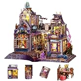 YSWOOD WORLD DIY Miniature House Kit for Adults, Mini House Kit with LED | DIY Miniature Kit, Dollhouse Kit, Model Kits, Home Decor, Wooden Crafts Gifts for Christmas Birthday, The Mystic Portal