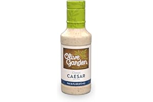 Olive Garden Classic Caesar Dressing, 16 fl. oz., Made with Parmesan Cheese, Spices, Red Wine Vinegar and Lemon, Perfect Chicken Marinade, Sandwich Spread or Salad Dressing