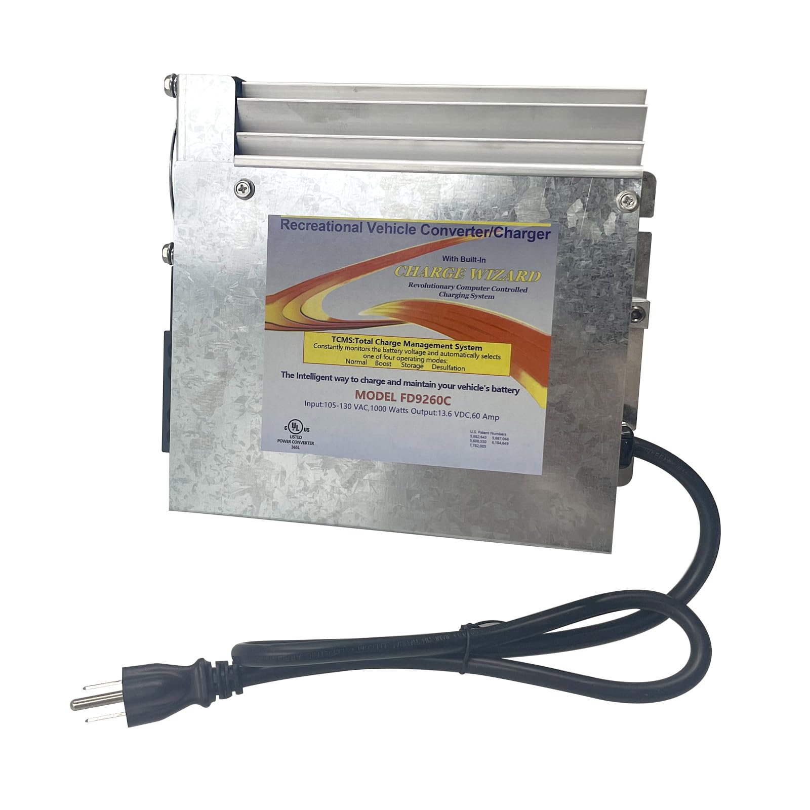 Photo 1 of 12V 60 Amp RV Power Converter with Charge Wizard Compatible with Progressive Dynamics PD9260CV, Fit for Inteli-Power 9200 Series Converter/Charger,for RV, Camper, Caravans