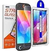 iPLYGAM Tempered Glass Screen Protector for Nintendo Switch 2, HD Clear 9H Ultra-Tough Hard Screen Protector, Anti-Scratch, Bubble-Free, Switch 2 Accessories Tempered Glass Screen Protector 1 Pack.