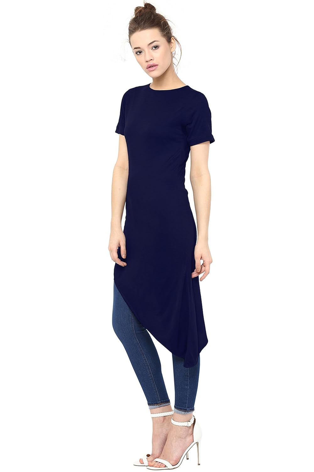 miss chase women's asymmetric top