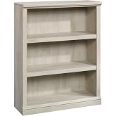 Sauder Miscellaneous Storage 3-Shelf Bookcase/ book shelf, Chalked Chestnut finish