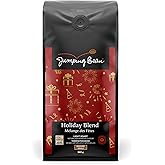 Jumping Bean Holiday Blend Fairtrade Flavoured Ground Coffee, ECO2Roast, Premium Coffee, Made in Canada, Non-GMO, Holiday Ble