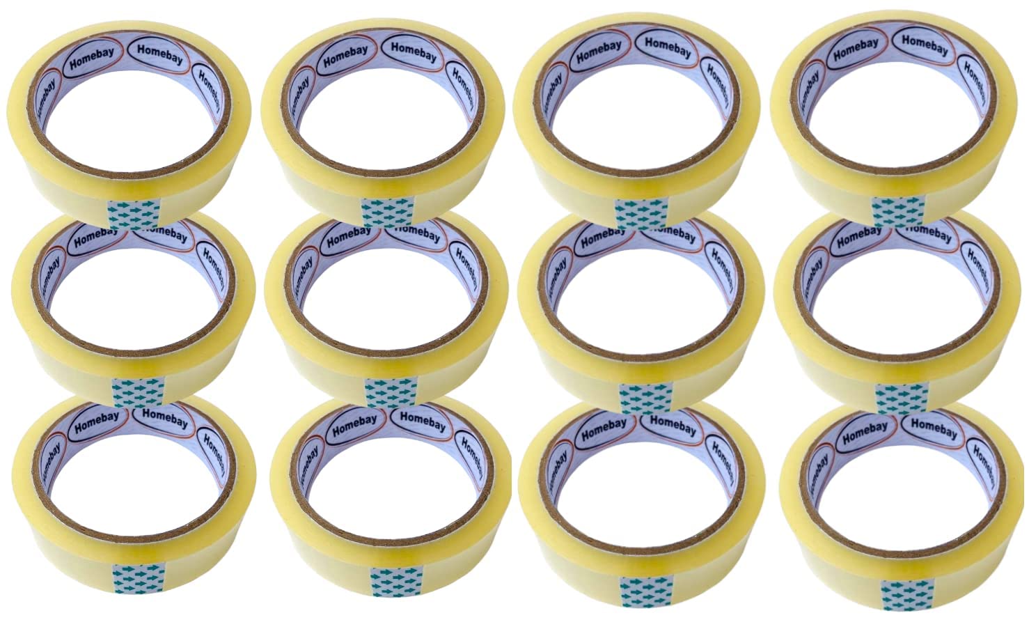 12 Pack Cellotape Strong Clear Packing Tape Rolls | Extra Long 24mm x 40m | Packaging Sellotape parcel cellotape Heavy Duty