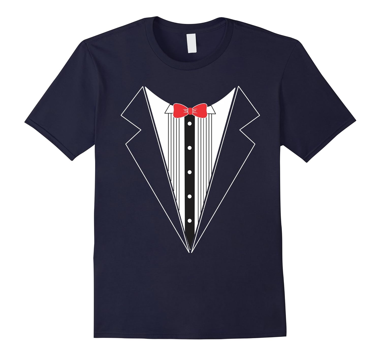 Formal Tux Bow Tie Happy New Year 2018 Party Men T-Shirt-ANZ