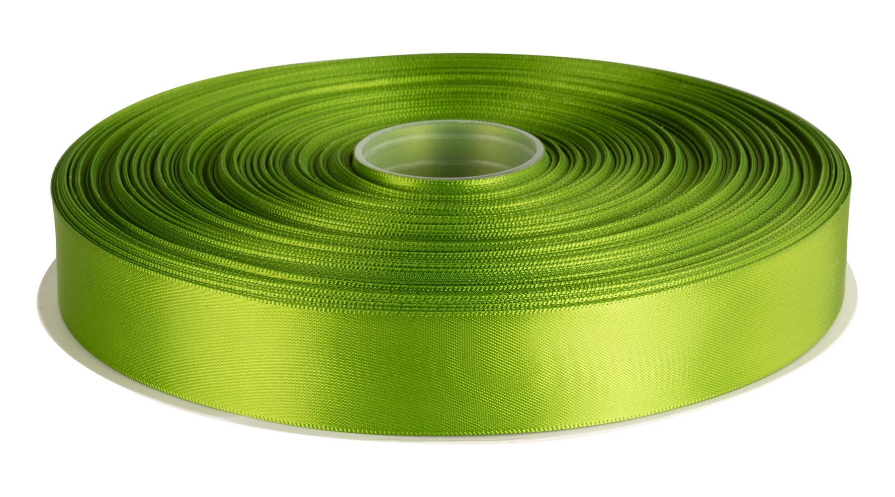 Double Faced Satin Ribbon, 25mm X 91M, Solid Polyester Ribbon for Gift Wrapping, Crafts, Wedding Party Ceremony Decoration, Floral Arrangement, Sewing (Kiwi)