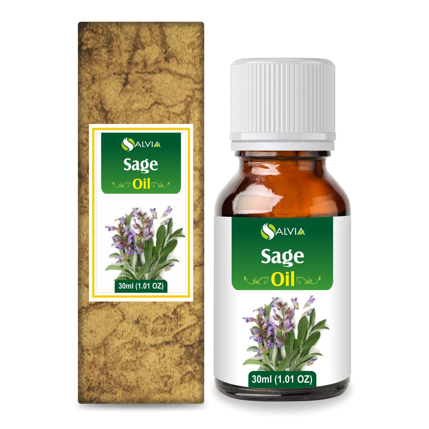 SAGE Oil 100% Natural Pure Undiluted Uncut Essential Oil 30ml