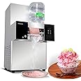 Kolice Commercial 440lbs/day Fully Automatic Snowflake Ice Machine, Snow Cone Maker, Ice Shaving Machine, Air Cooling, Quality Compressor