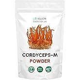 Cordyceps Powder 8 oz - Cordyceps Militaris Pure Supplement for Immune Support, Rich in Polysaccharides