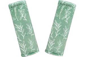 HNHUAMING Baby Car Seat Strap Covers Shoulder Pads for Baby Kid, Super Soft Infant Carseat Belt Covers for All Car Seat Stroller,Green Sage