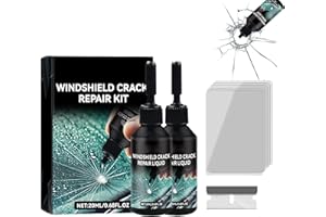Windshield Crack Repair Kit - 5-Minute Quick Fix for Long Cracks, Long-Lasting Glass Repair Liquid for Cracks for Windshields