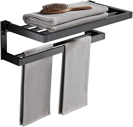 ZHANWEI Estantería de Baño Ducha Toallero Ensanchar Plegable ...