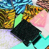 MUCOFEI 3 Bags COE90 Dichroic Glass Scrap Assorted Fusible Glass Fusing Supplies for Jewelry Making, Microwave Kiln Glass DIY Craft Accessories
