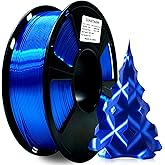 GIANTARM PLA 3D Printer Filament 1.75mm Silk Royal Blue, Dimensional Accuracy +/-0.03mm, 1kg (2.2lbs), 1080 Feet （330m） per R