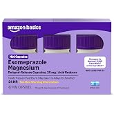 Amazon Basics Esomeprazole Magnesium Delayed-Release Mini Capsules, 20 mg, Acid Reducer, 24 Hour Heartburn Medicine, 42 Count (Previously Care)