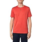 PUMA Mens Train All Day Essentials Heather Cat Crew Neck Short Sleeve Cf Small Cat Casual Tops Casual - Black