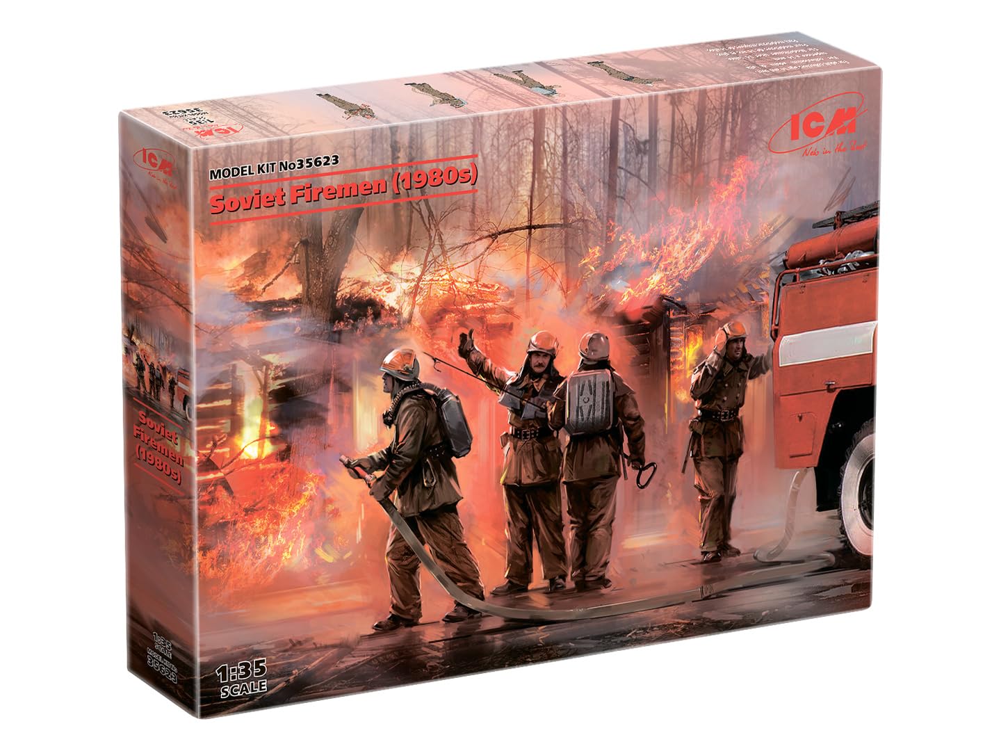 ICM 1:35 - Soviet Fireman (1980s)