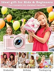 Upgrade Digital Camera, 56MP FHD 1080P Camera for