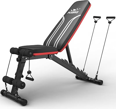 Flybird Adjustable Bench FBGEAR23 Weight Bench 8-Position Backrest 318KG