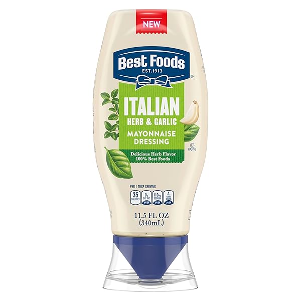 BEST FOODS MAYONNAISE DRESSING ITALIAN HERB & GARLIC...