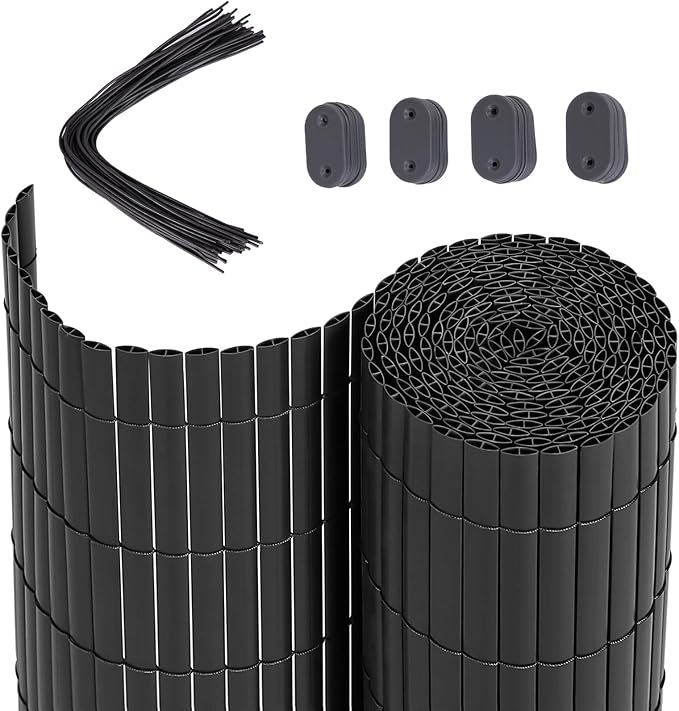 Canniccio PVC Per Recinzione - Rotolo 1x5 Metri, Verde, Frangivista, UV Resistente, Privacy Giardino - Foto 6