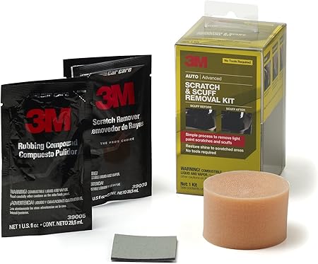 3m Scratch Scuff Removal Kit Simple Process To Remove Light Paint Scratches Scuffs 1 Kit
