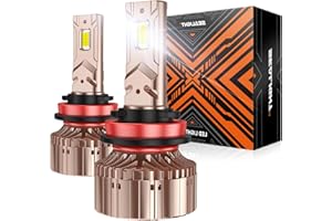 SEALIGHT H11 Bulbs, 92,000LM 900% Brightness H11 Light Bulbs, 6500K Cool White Bulbs with 25000RPM Fan, Plug and Play ATV/UTV, 10-Year Extended Lifespan IP68 Waterproof, Pack of 2