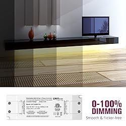 EMITEVER 60W Triac Dimmable Driver,Power Supply,AC