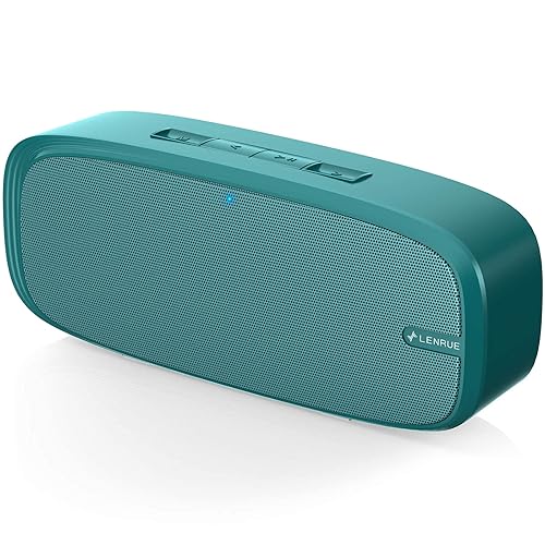 LENRUE Bluetooth Speaker, Wireless Portable Speaker with Loud