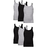 Tagless Cotton Crew Neck Undershirts 