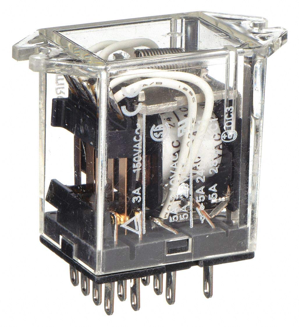 Relay, 14Pin, 4PDT, 5A, 24VAC Replacement Household Furnace Electronic