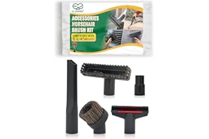 EZ SPARES 5PCS Universal Vacuum Attachments Brush Replacement for 32mm & 35mm Vacuum Cleaner Accessories Horsehair Brush Kit 