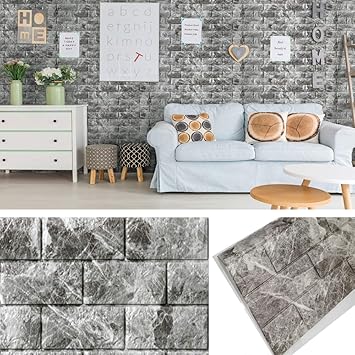 Pdm 3d Self Adhesive Brick Wall Panels Faux Foam Brick Wall