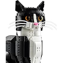 Amazon.com: JEKCA Tuxedo Cat 02SB | Cat Plastic Building