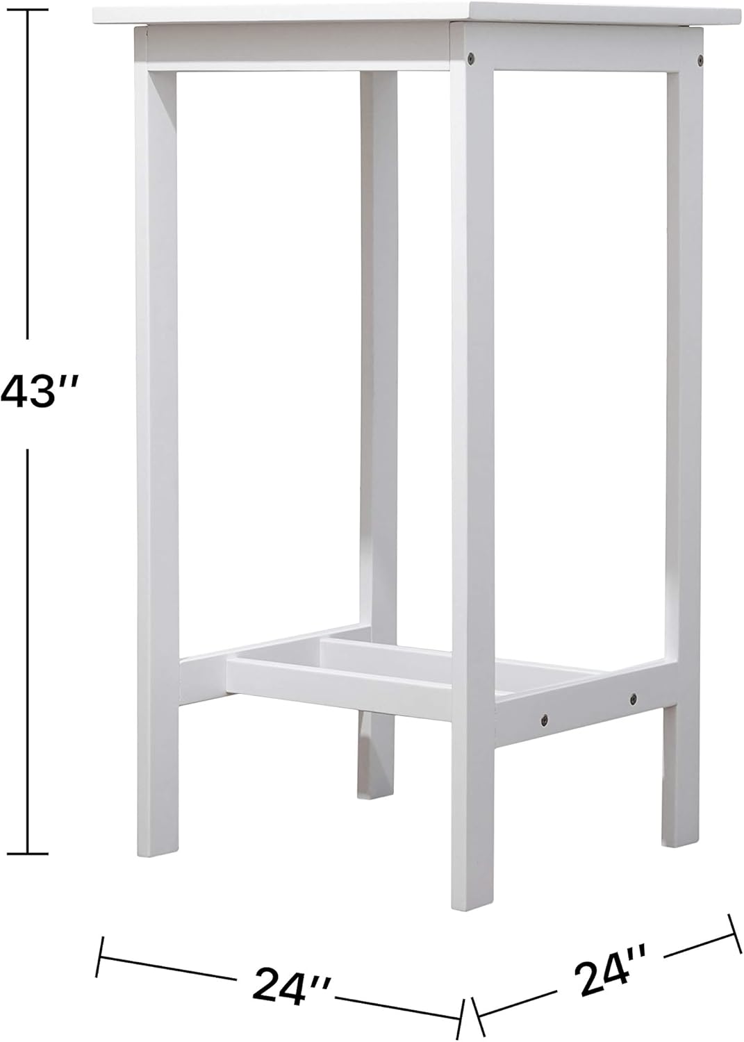 Vifah V1357 Bradley Outdoor Wood Bar Table: Garden & Outdoor
