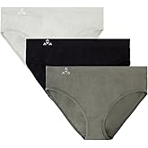 Balanced Tech Moisture Wicking Underwear for Women, Seamless Workout Hipster Brief Bikini Panties