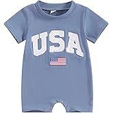 FYBITBO Infant Baby Boy Girl Clothing Bunny Embroidery Jumpsuit Long Sleeve Romper Newborn Easter Outfit One Piece Clothes