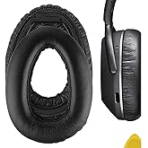 Geekria Replacement Ear Pads for Sennheiser PXC480, PXC550, PXC550-II, MB660 UC, MB 660 MC Headphones Ear Cushions, Repair Parts with Video Guide (Black)