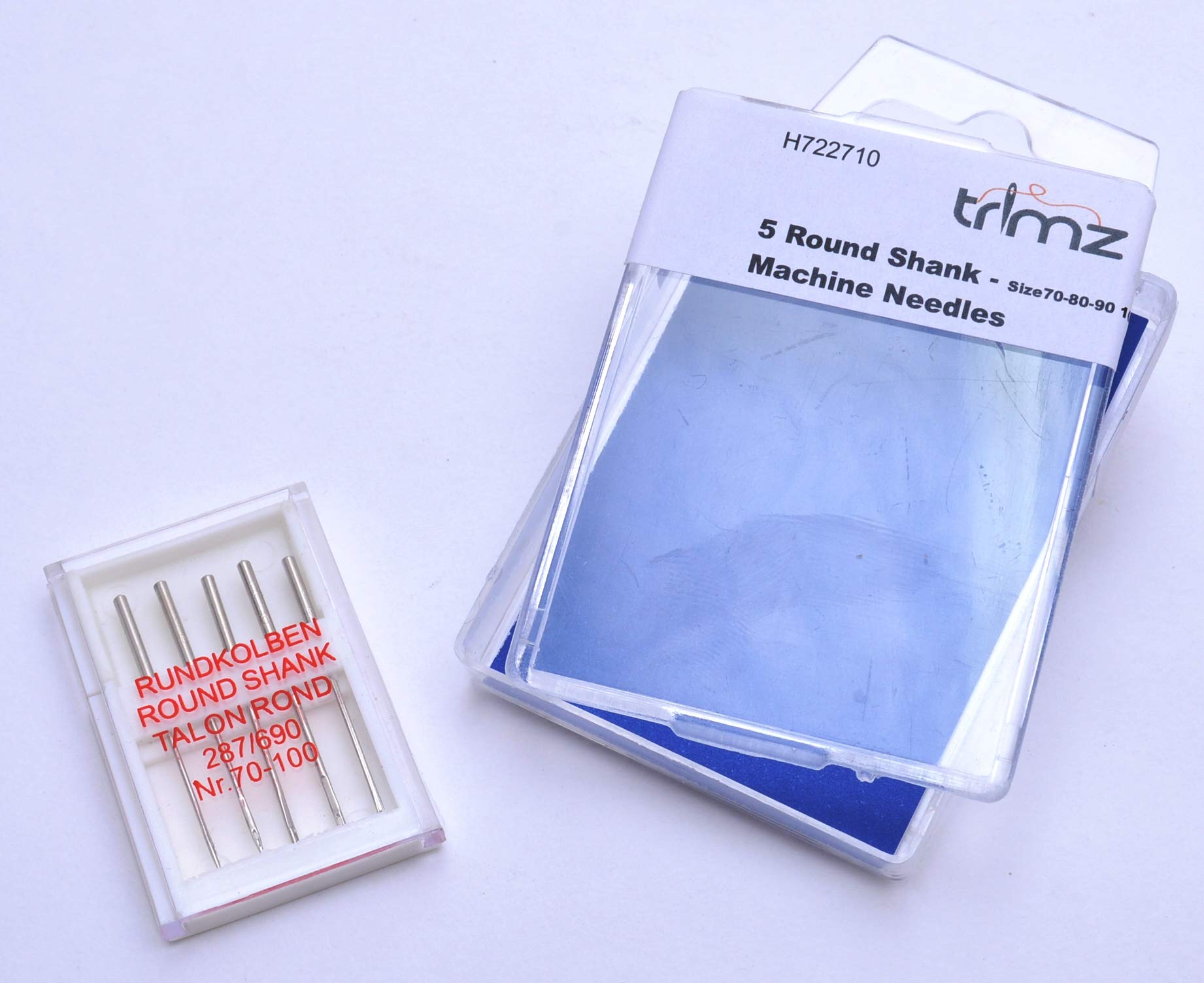 TSL 5 x Round Shank Sewing Machine Needles Nr.70-100, Metal, Silver, 4 x 0.1 x 0.1 cm