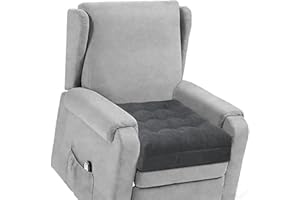 TANYOO Recliner Cushion Patent Dual Layer Fillings Chair Cushion for Elderly 20x20x5 Inches Extra Large Pad for Armchairs Boo