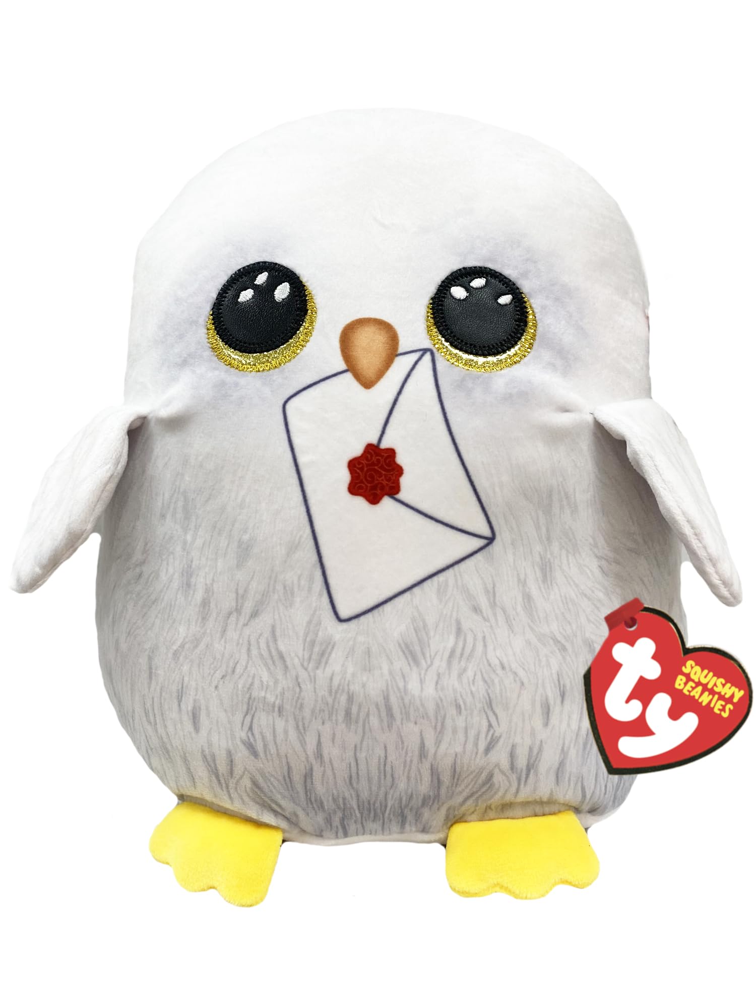 TY Hedwig - Harry Potter 10" Squishy Beanie | Soft Plush Toy for Kids | Collectible Cuddly Teddy Baby Stuffed Plushies