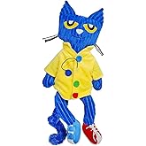 MEAVIA Pete The Cat Plush, Weighted Sensory Stuffed Toy Figure