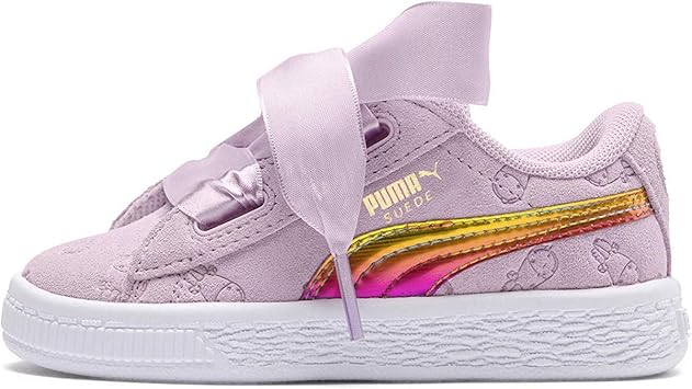Amazon Co Jp プーマ Puma ミニオンズ キッズ ベビー スニーカー スウェード ハート フラッフィ ユニコーン Ps リボン ピンク 01 12ｃｍ 並行輸入品 スポーツ アウトドア
