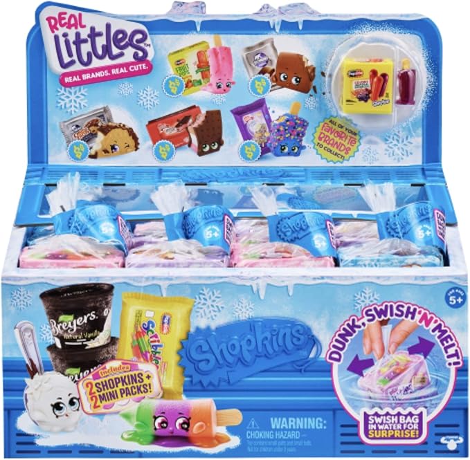 Shopkins Real Littles Mini Pack Season 13 in The Freezer Display Case
