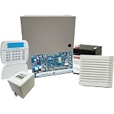 DSC HS32-119CP01 PowerSeries Neo Control Panel Kit; Includes: HS2032NK Control Panel, HS2LCDRF9ENG Full Message LCD Keypad, BD4-12 12V, 4Ah Battery, PTD1640U Transformer and SD15WULF Indoor Siren