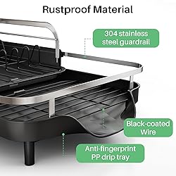 SAYZH Dish Drying Rack - Expandable Dish Rack for