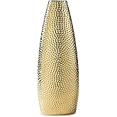 Signature Design by Ashley Efim Large Contemporary Ceramic Vase, Metallic