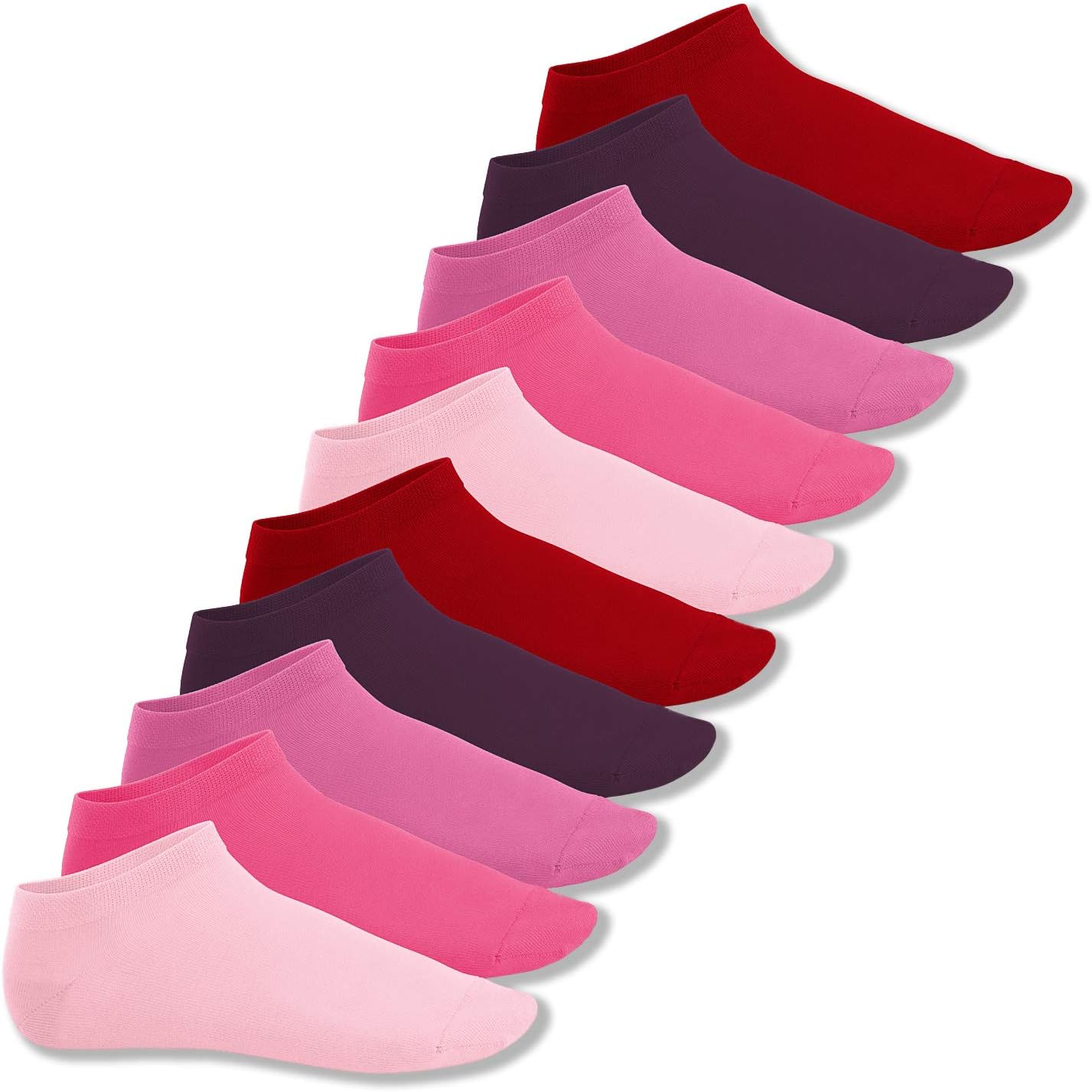 Footstar 10 pairs of SNEAK IT! Unisex Ankle Socks